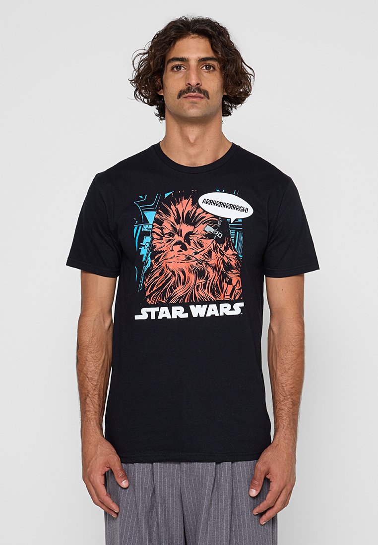 Star Wars T-shirt print zwart Star Wars T-shirt print zwart