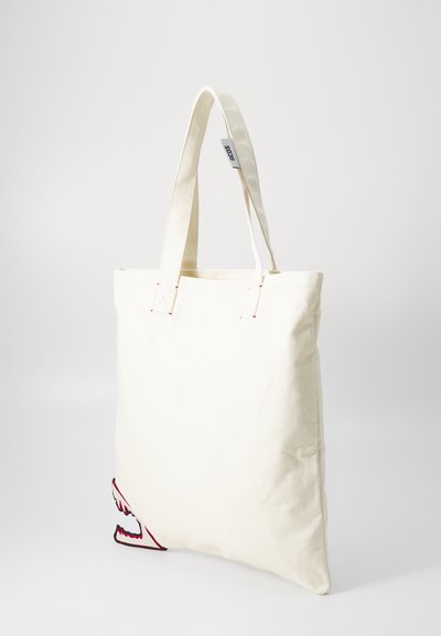 GCDS MORSO TOTE BAG UNISEX - Τσάντα Tote - ivory/red heart