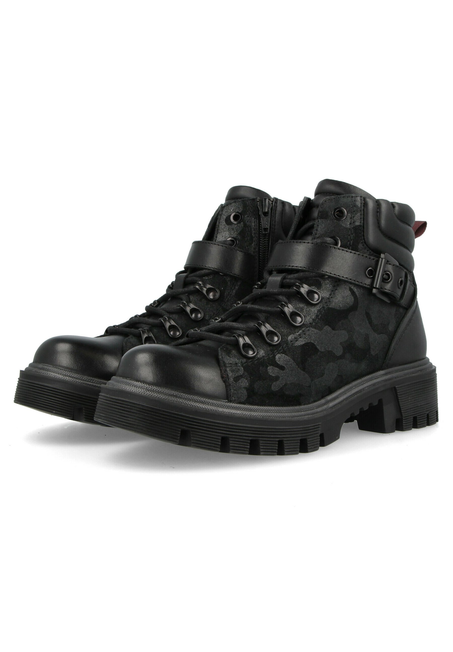 Wrangler SEATTLE - Veterboots - nero/zwart - Zalando.nl
