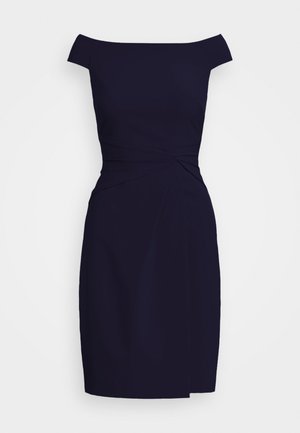 SARAN SHORT SLEEVE DRESS - Cocktailjurk - lighthouse navy