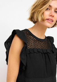 Next FRILL SLEEVE REGULAR FIT - Blūze - black