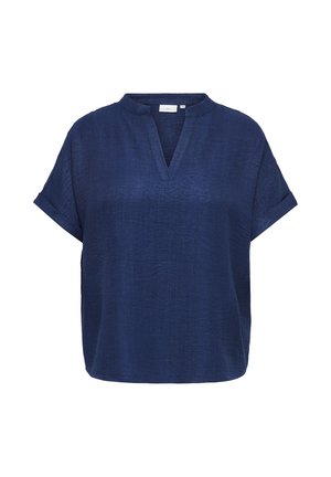 ONLY Carmakoma, BLUSE CARBAY BLUSE - Blúzka - naval academy