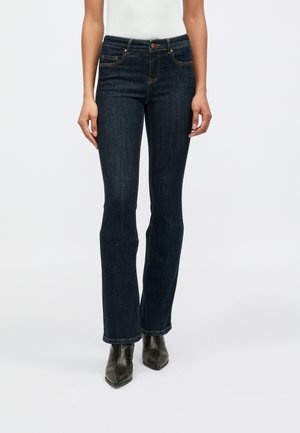 Vero Moda VMFLASH - Blugi evazați - dark blue denim