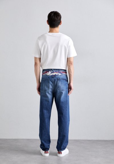 Missoni 5 POCKET TROUSERS - Široke kavbojke - dark blue washed