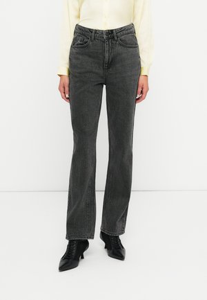 VIKELLY JAF HW - Jeans straight leg - dark grey denim wash