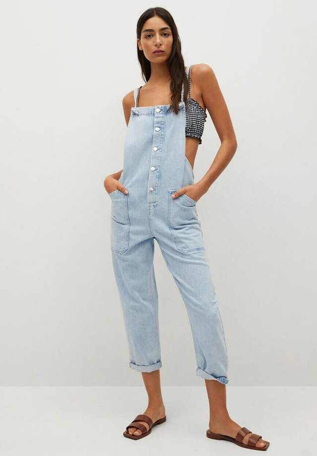 Latzhose - medium blue