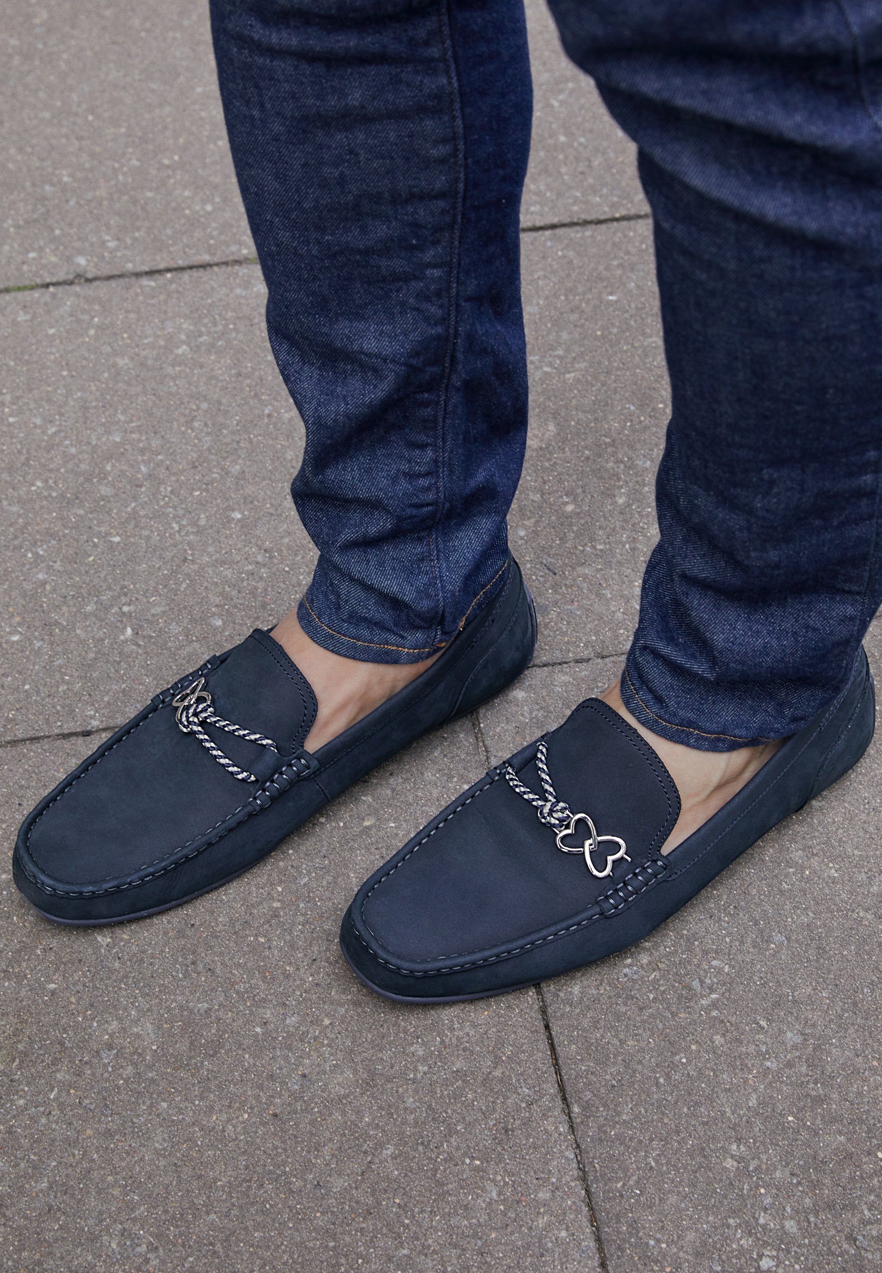 ALDO LAZURI - Slip-ons - navy/dark blue 