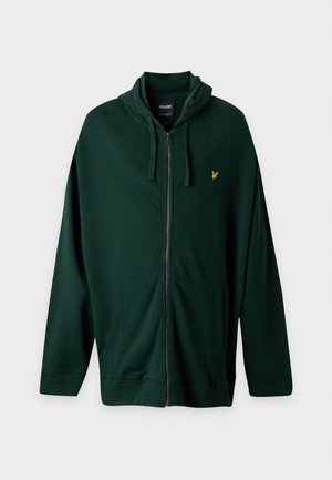 Lyle & Scott, ZIP THROUGH HOODIE - Суитшърт с цип - dark green