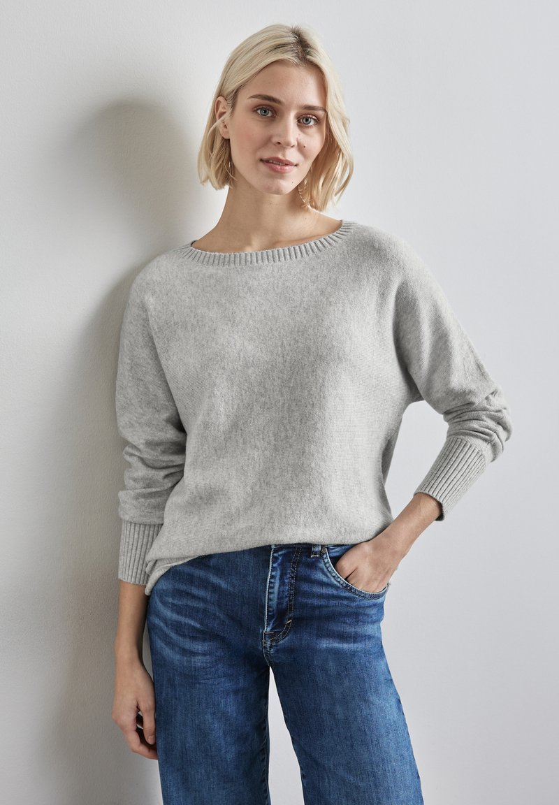 Street One DOLMAN  - Maglione - grau