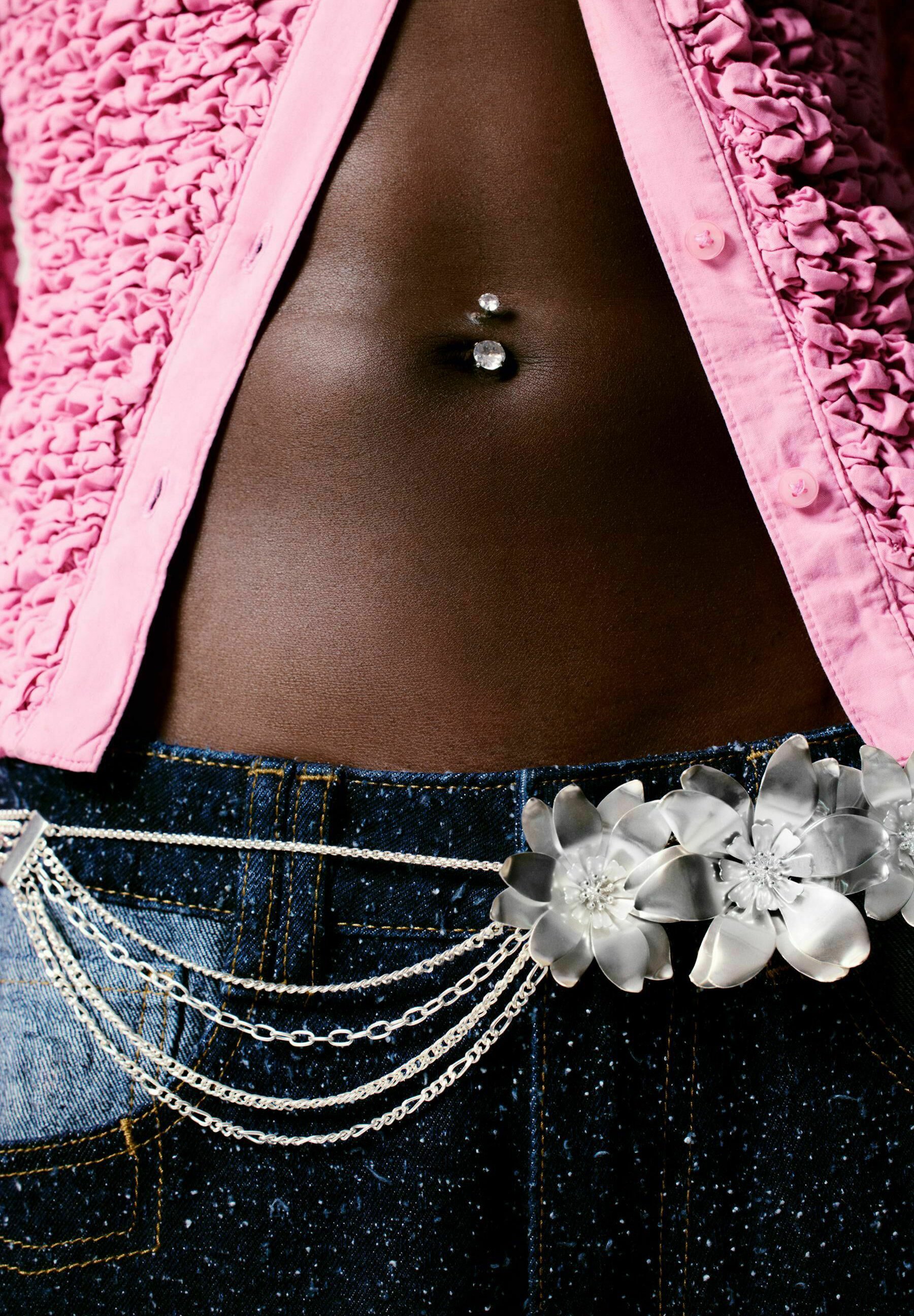 Desigual BELT - ZALIO FLORAL BELT . - Belt - gray/grey 