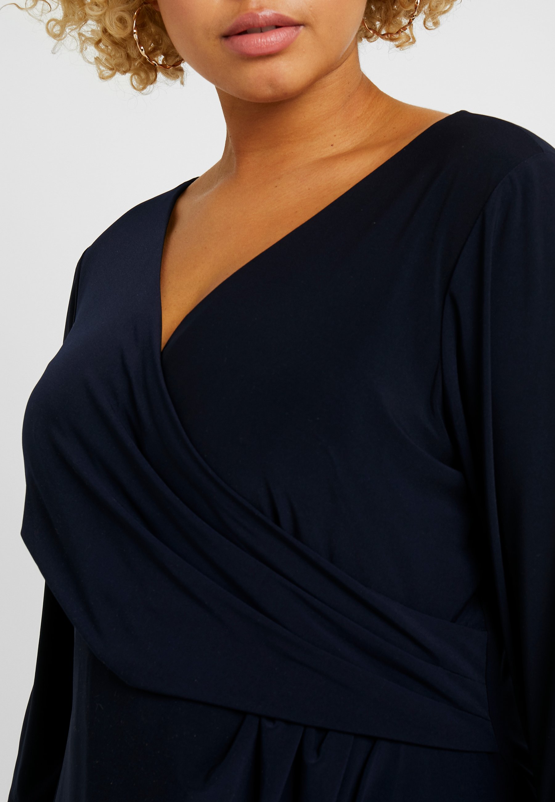 Lauren Ralph Lauren Woman CLEORA DAY DRESS - Vestido ligero - lighthouse  navy/azul marino - Zalando.es