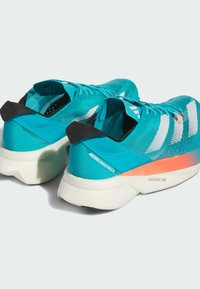 adidas Performance ADIZERO ADIOS PRO 3 - Løpesko for vei - lucid cyan cloud white bright red