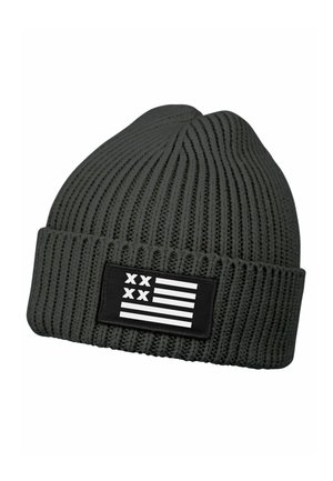 MIT PATCH AMERIKA USA FLAGGE  - Beanie - dunkelgrau