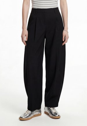 Pieces, PCBOSELLA BARREL PANTS  - Trousers - black