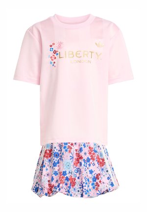 LIBERTY LONDON SET - T-shirt print - clear pink