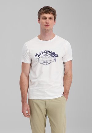 TIMEZONE, CUBA - T-Shirt print - bright white