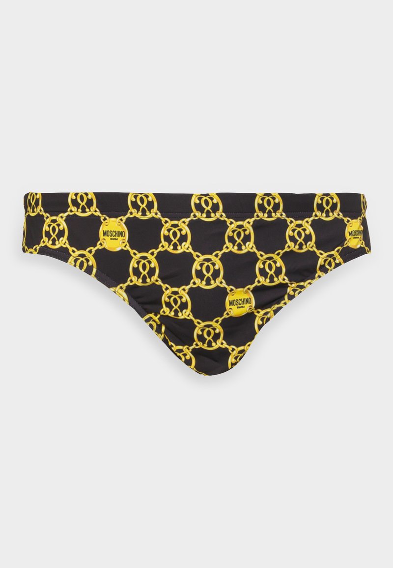 MOSCHINO SWIM BRIEF Badeshorts yellow/svart Zalando.no