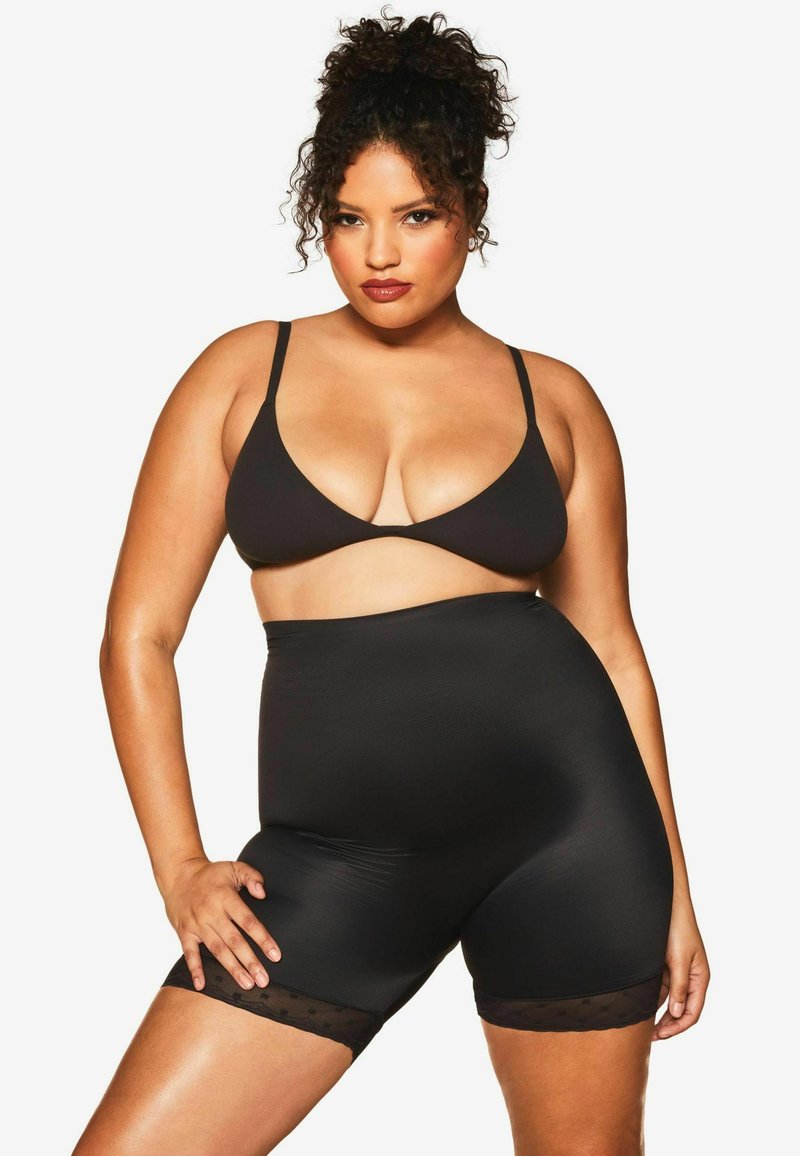 Lipsy SCULPT MEDIUM TUMMY CONTROL MID THIGH - Gaćice - black