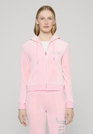 Užtrauktuku užsegamas treningas - juicy pink