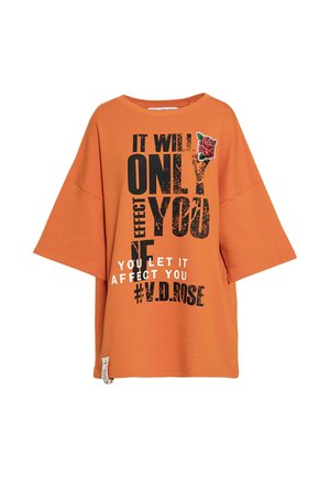 #VDR VILLADELLEROSE, OVERSIZE SWEATSHIRT - Φούτερ - orange