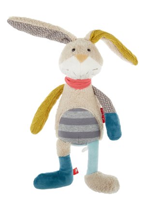 HASE PATCHWORK SWEETY - Cuddly toy - beige blau
