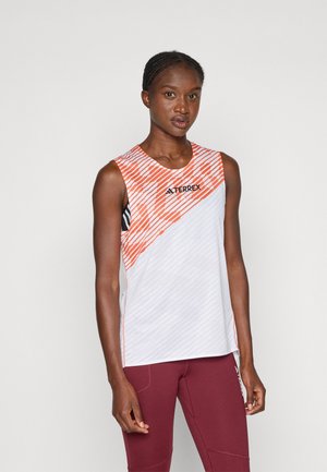 PRO TANK - Débardeur - white/semi impact orange