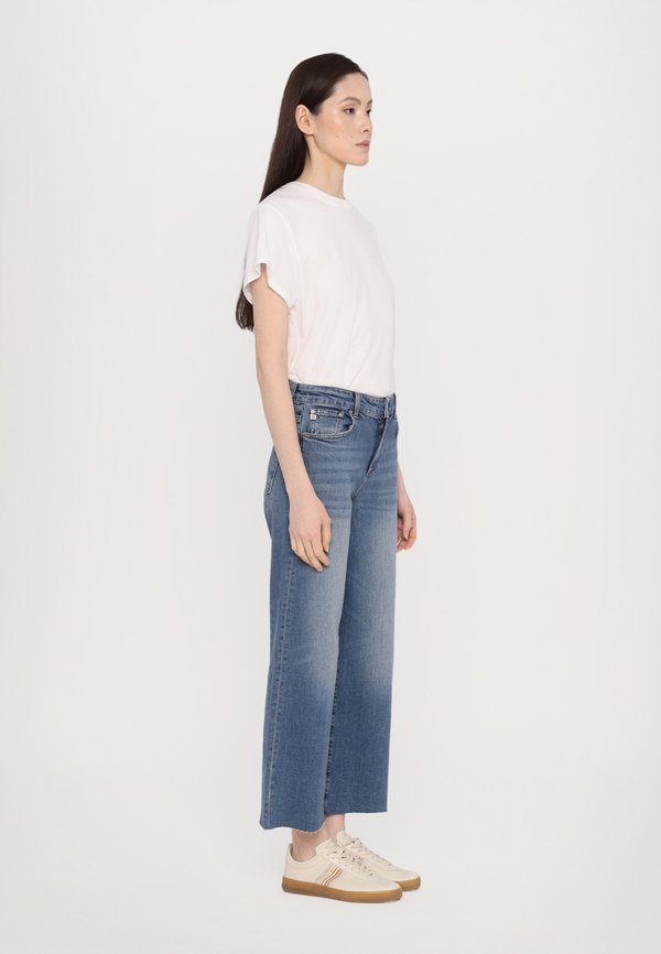 SAIGE WIDE LEG CROP - Relaxed fit jeans - beax2