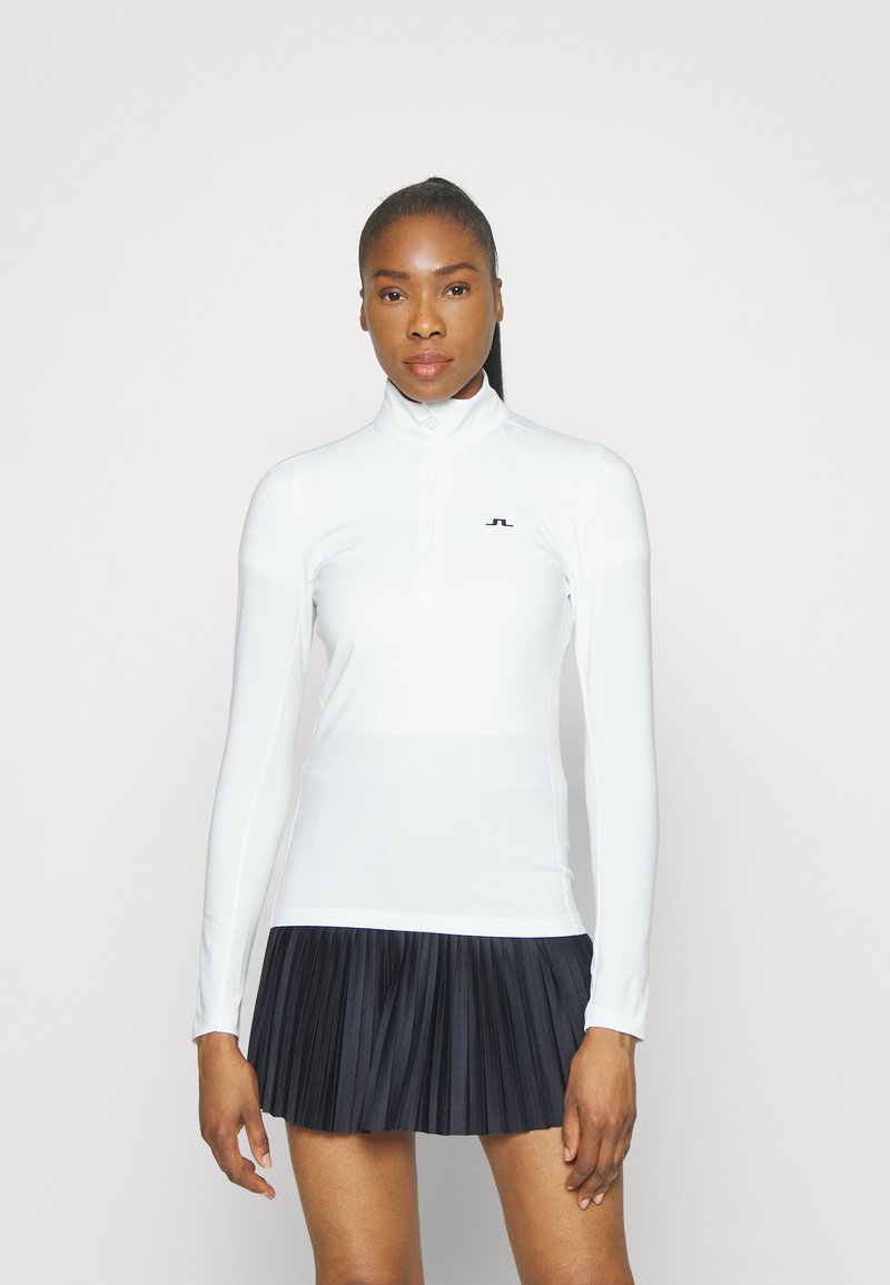 J.LINDEBERG Sports LAURYN HALF ZIP MID LAYER Long sleeved top white