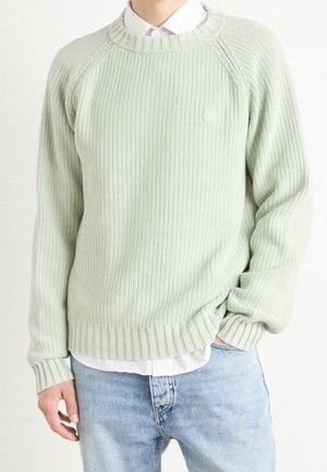 Strickpullover - light green