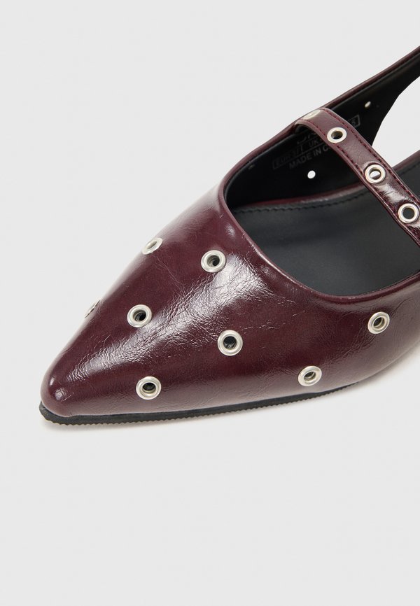 ONLAURA - Slingback ballet pumps - burgundy2