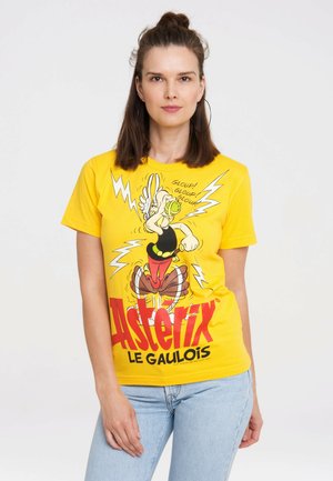 LOGOSHIRT T-SHIRT ASTERIX DER GALLIER - Print T-shirt - gelb
