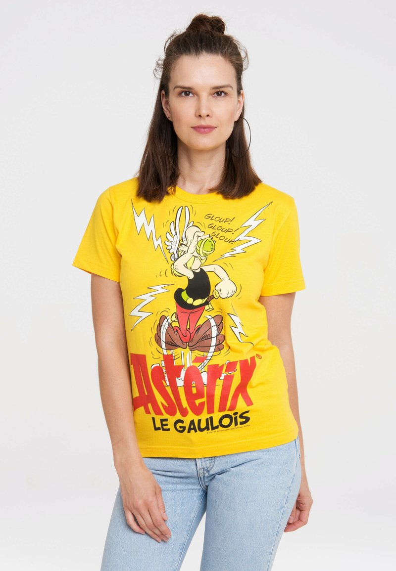 LOGOSHIRT T-SHIRT ASTERIX DER GALLIER - T-Shirt print - gelb