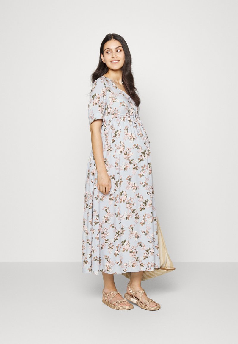 Damen Freizeitkleider | Pieces Maternity PMNYA MIDI DRESS Jerseykleid kentucky bluebig flower/hellblau - FP33641 Damen Freizeitkleider | Pieces Maternity PMNYA MIDI DRESS Jerseykleid kentucky bluebig flower/hellblau - FP33641