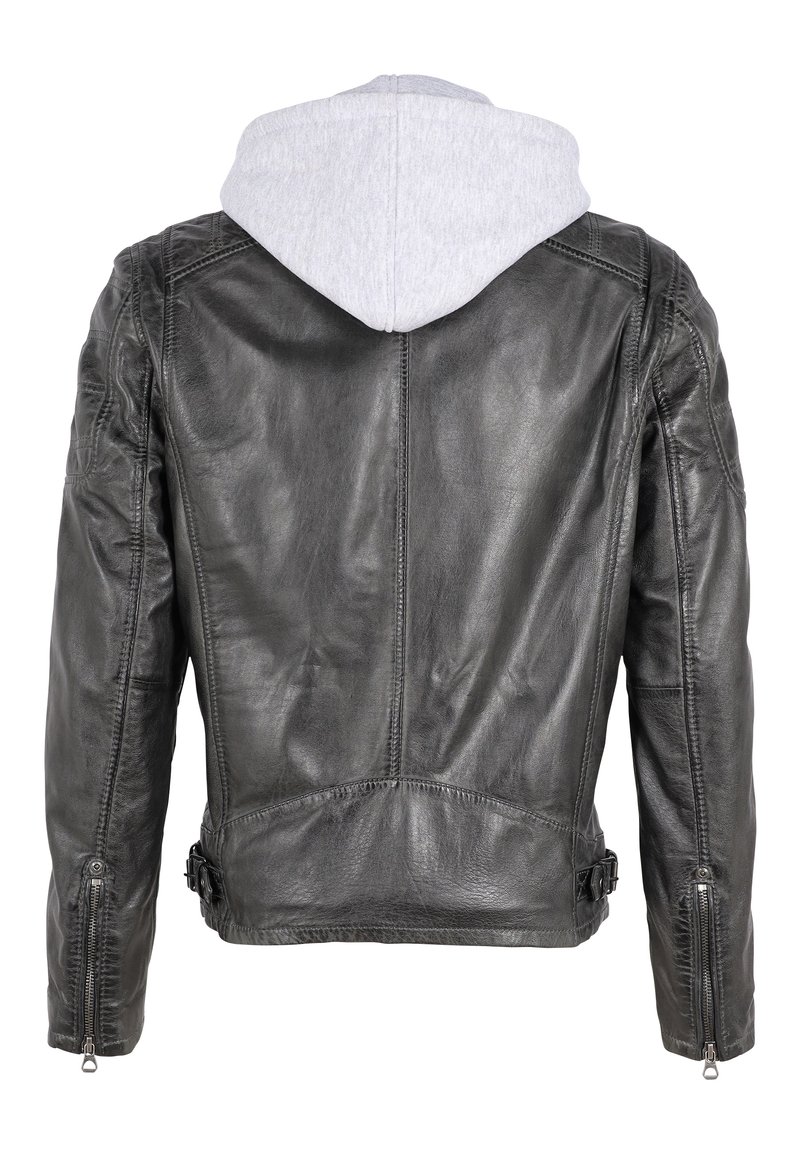 Gipsy by Mauritius RYLO LAKEV Leather jacket bio antracite