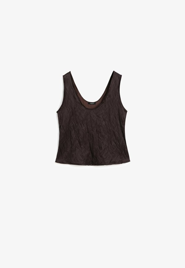 TEXTURED DETAIL - Top - bordeaux3