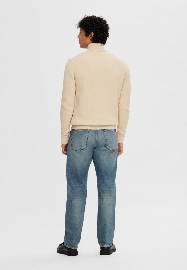 DANE STRUCTURE HALF ZIP - Jumper - oatmeal3