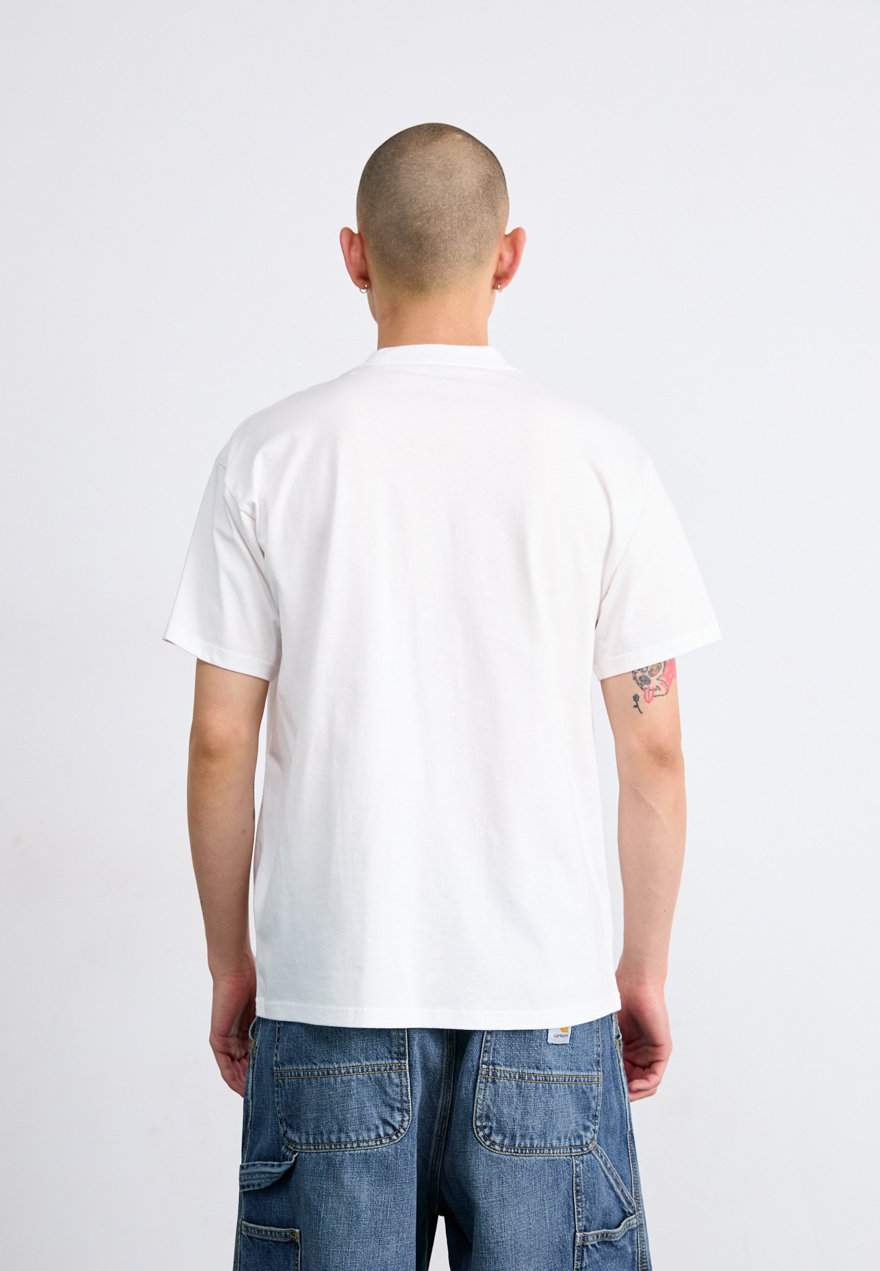 Carhartt WIP OLD WORLD - Print T-shirt - white - Zalando.co.uk
