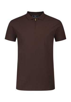 SIKSILK, ZIP  - Polokošeľa - brown
