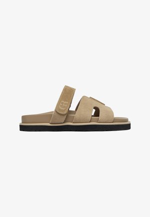 Gino Rossi, GINO ROSSI WOMEN'S FLIP-FLOPS BEIGE - Mules - beige