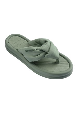 Havaianas, OVER PUFFED UP - Sandale cu baretă între degete - smoke green