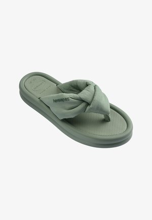 Havaianas, OVER PUFFED UP - Sandalias de dedo - smoke green