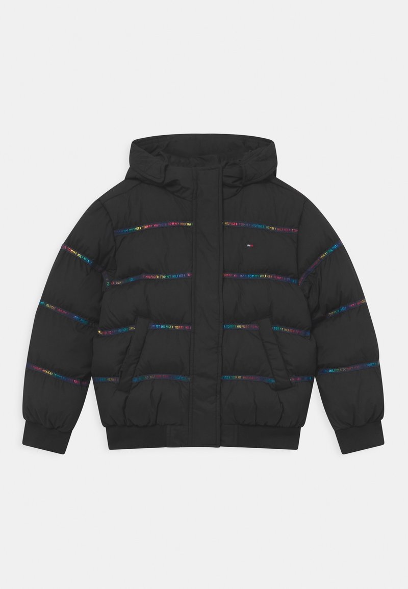 Tommy Hilfiger TAPE LONG BOMBER PUFFER - Veste d'hiver - black