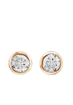 s.Oliver Boucles d'oreilles - rose gold-coloured, white