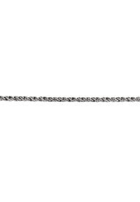 Collier en argent avec des maillons torsadés, finition métallique, texture lisse et design uniforme, adapté à divers styles.