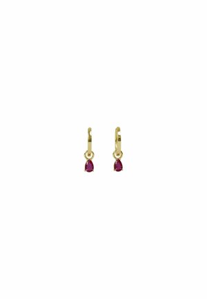 SNÖ of Sweden, TRINITY DROP PENDANT RING EAR - Earrings - g fuchsia