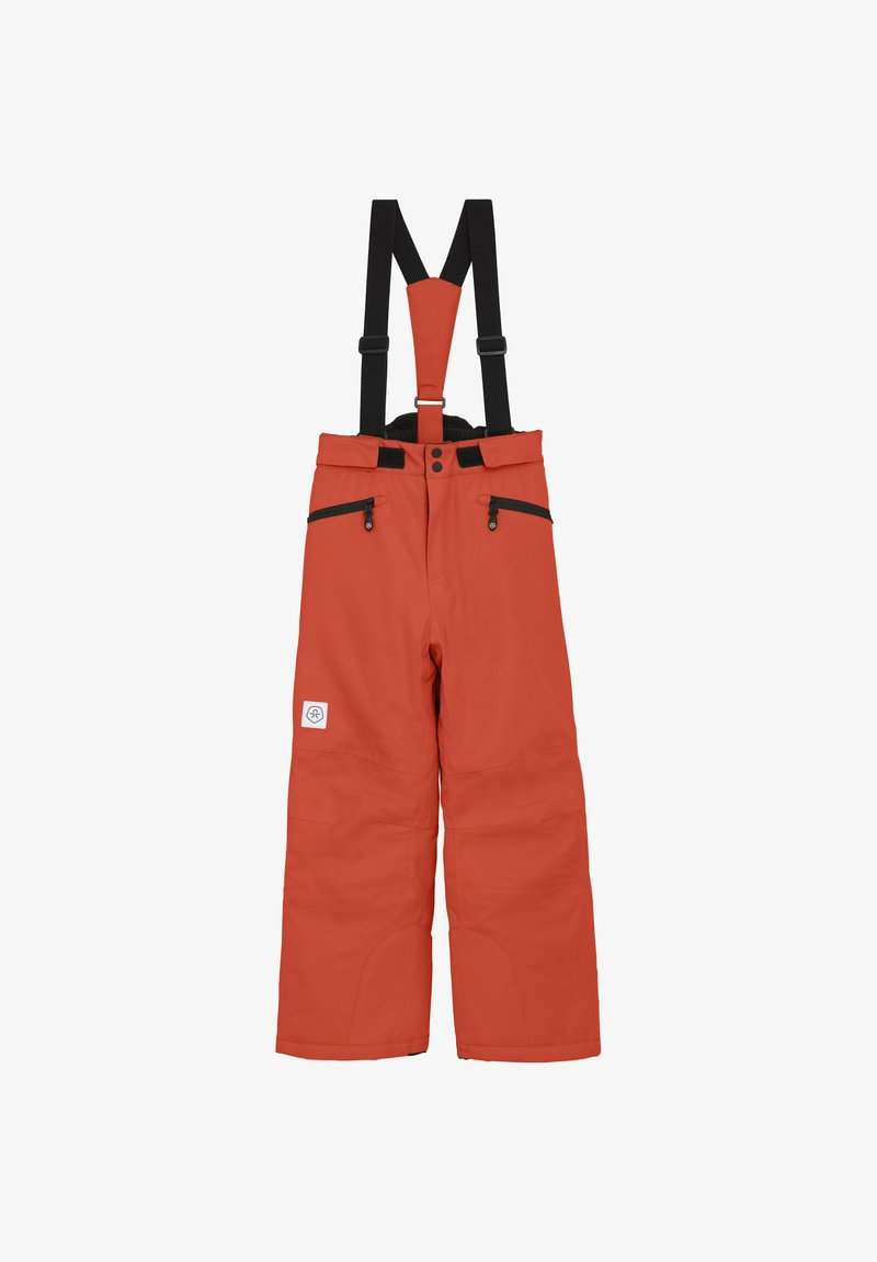 Color Kids WITH POCKETS - Skihose - tangerine tango