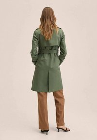 Mango Trench - khaki