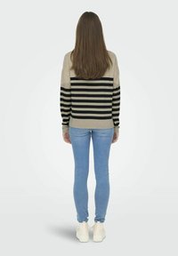 JDY LANGARM - Strickpullover - sandshell