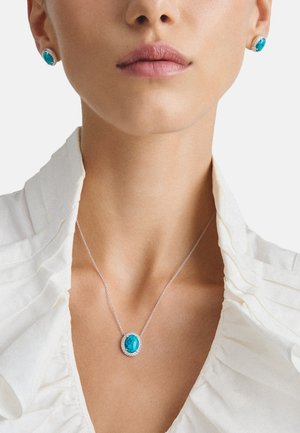 THOMAS SABO, KETTE MIT TÜRKISEM STEIN UND ZIRKONIA - Collana - silver-coloured