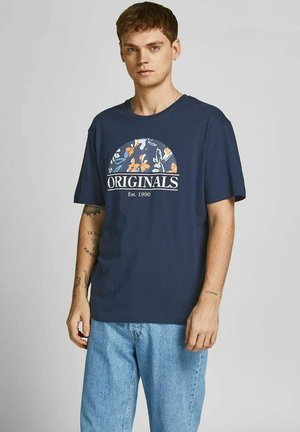 T-shirt z nadrukiem - navy blazer